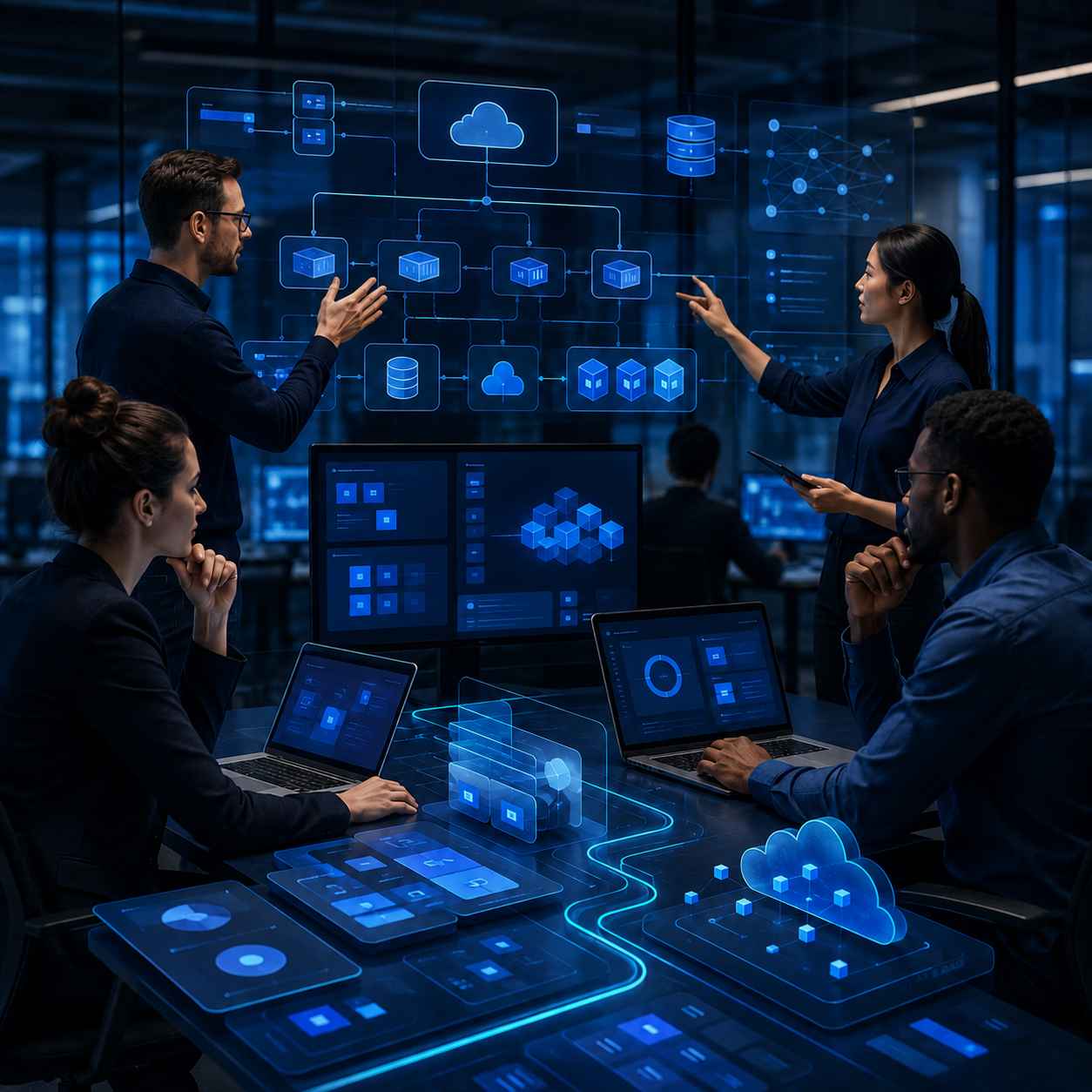 Technical development and application architecture